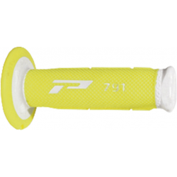 Paire de poignées Progrip 791 MX Double densité Fluo